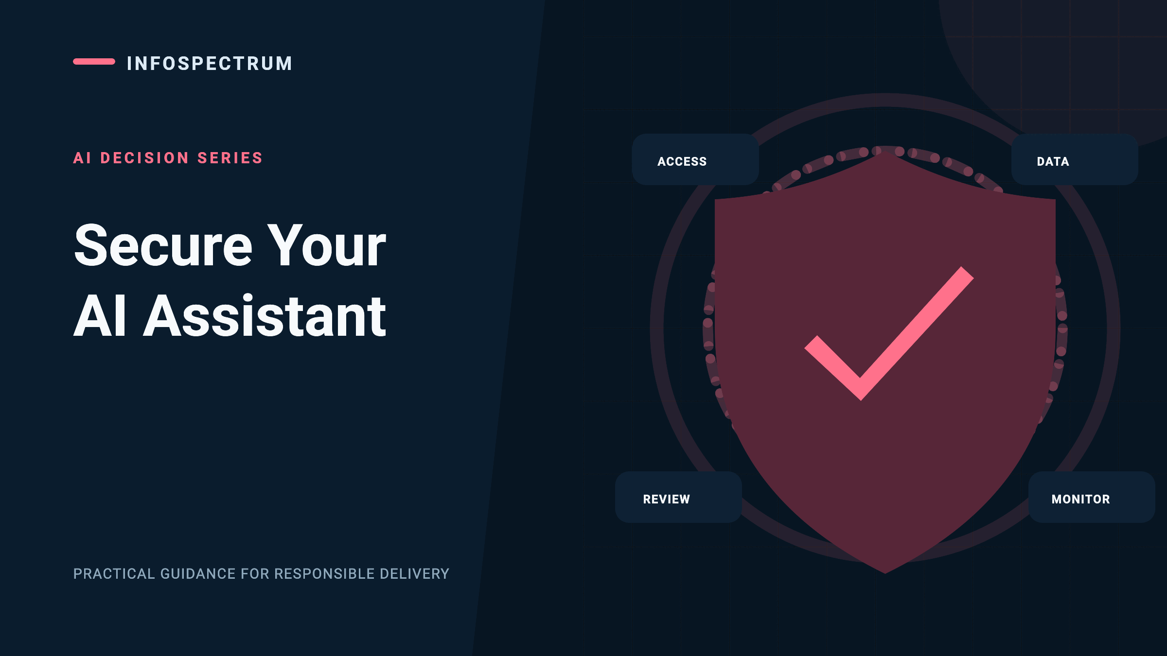AI assistant prelaunch security checklist with evidence, control, owner, and launch-decision columns