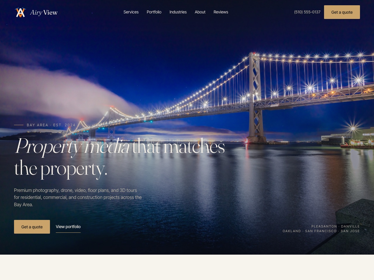AiryView website thumbnail