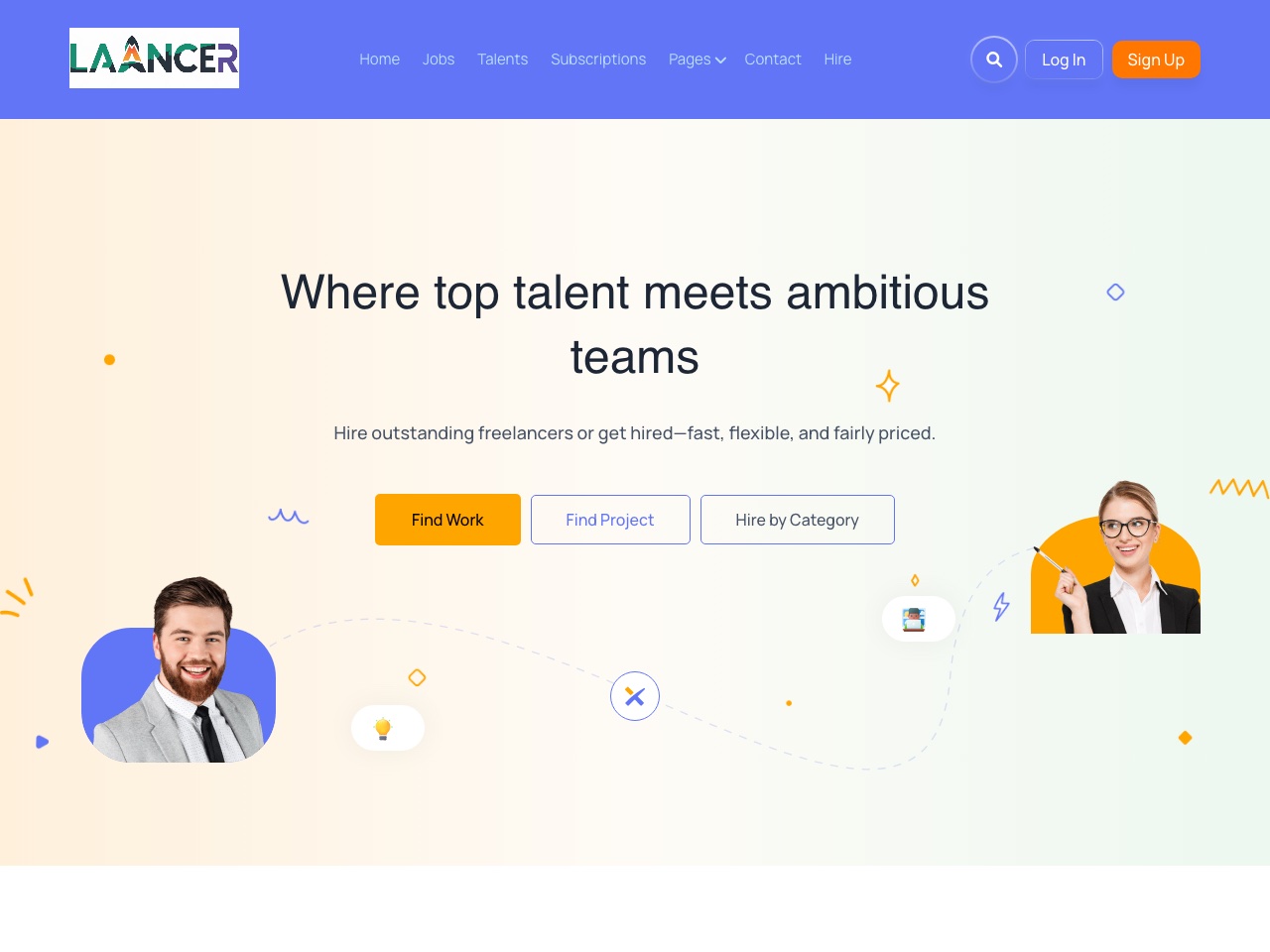 Laancer website thumbnail