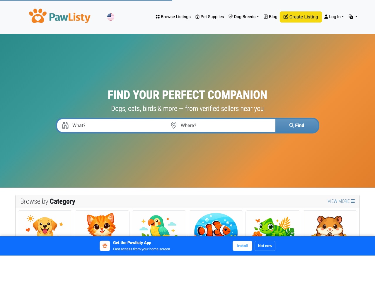Pawlisty website thumbnail